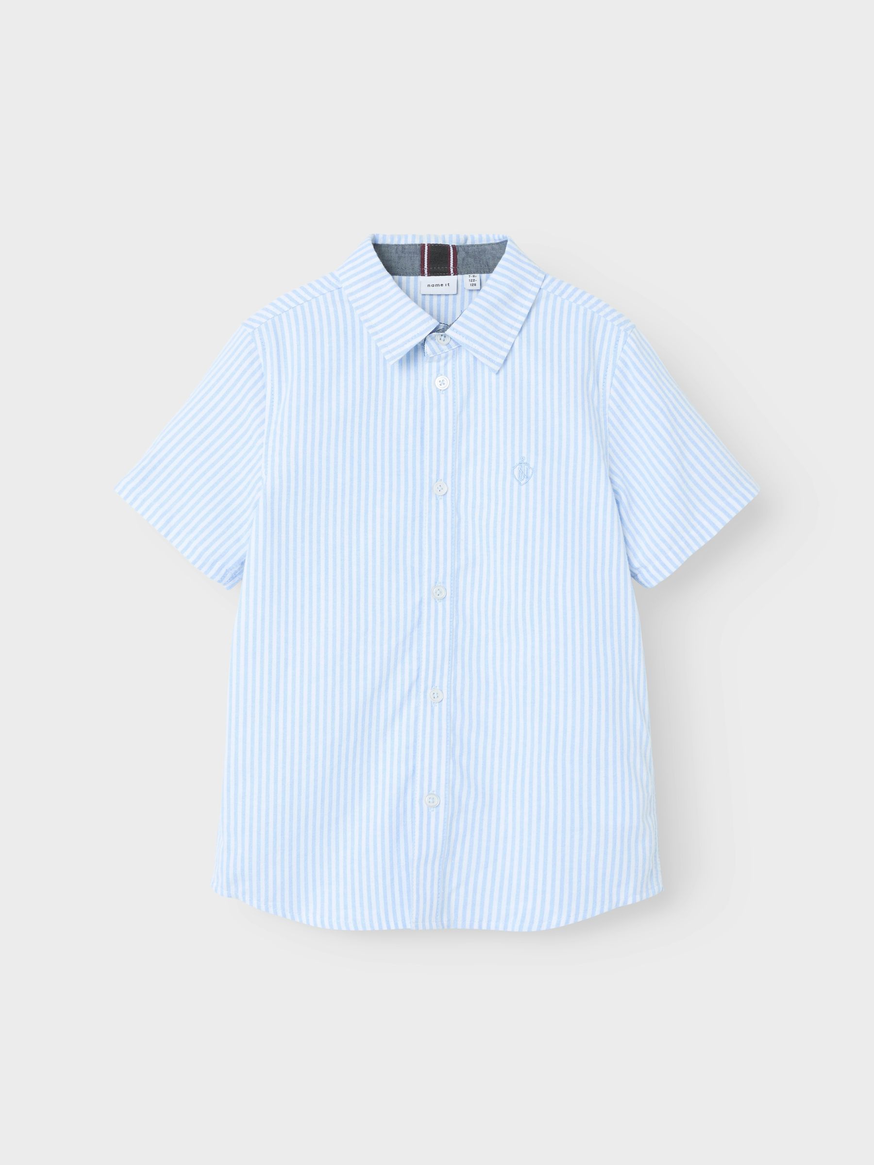 NAME-IT_NOOS2025_4747195_13218953_4.jpg Kurzarm-Hemd mit Button-Down-Kragen und Logo