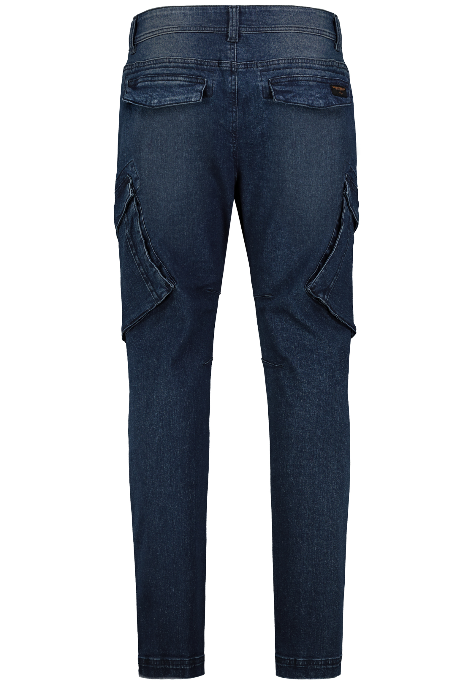 Authentic-St_242_19400_H85062BB62378D272_2.jpg Jeans mit Cargotaschen und ausgefranstem Detail