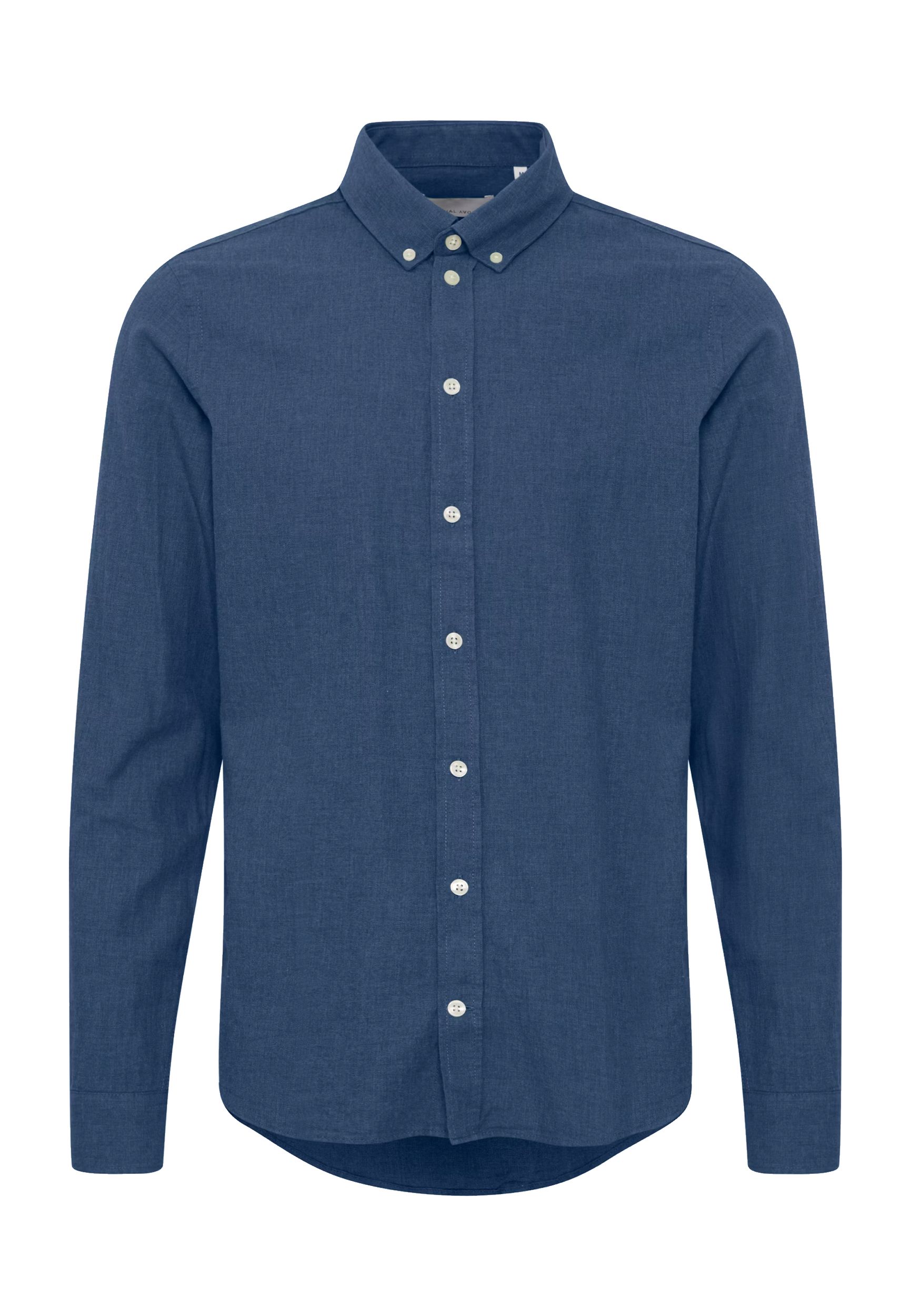 Casual Friday CASUAL FRIDAY Baumwollhemd mit Button-Down-Kragen – Dunkelblau, Bild 1