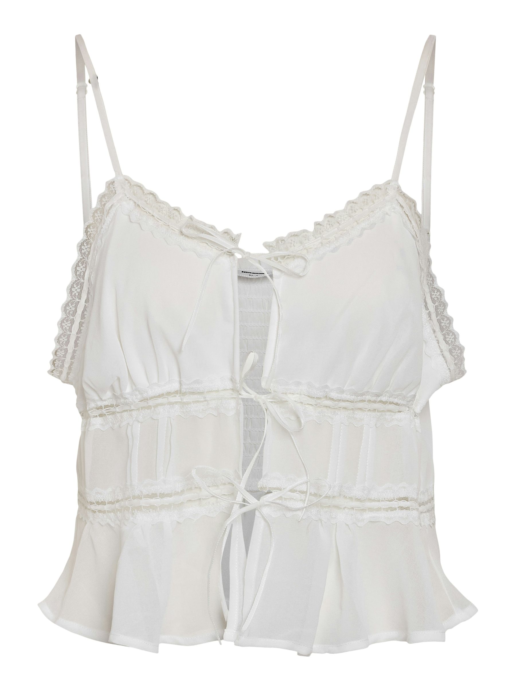 NOISY-MAY_All-year_4739490_27033577.jpg Camisole Top mit Spitzen und Rüschendetails