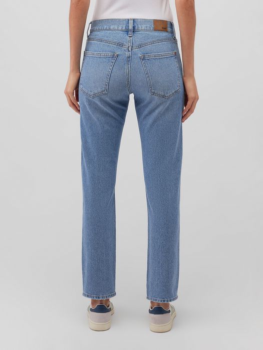 Mavi mavi Gerade High-Waist Jeans Hose mit Five-Pocket-Style – Blau, Bild 4