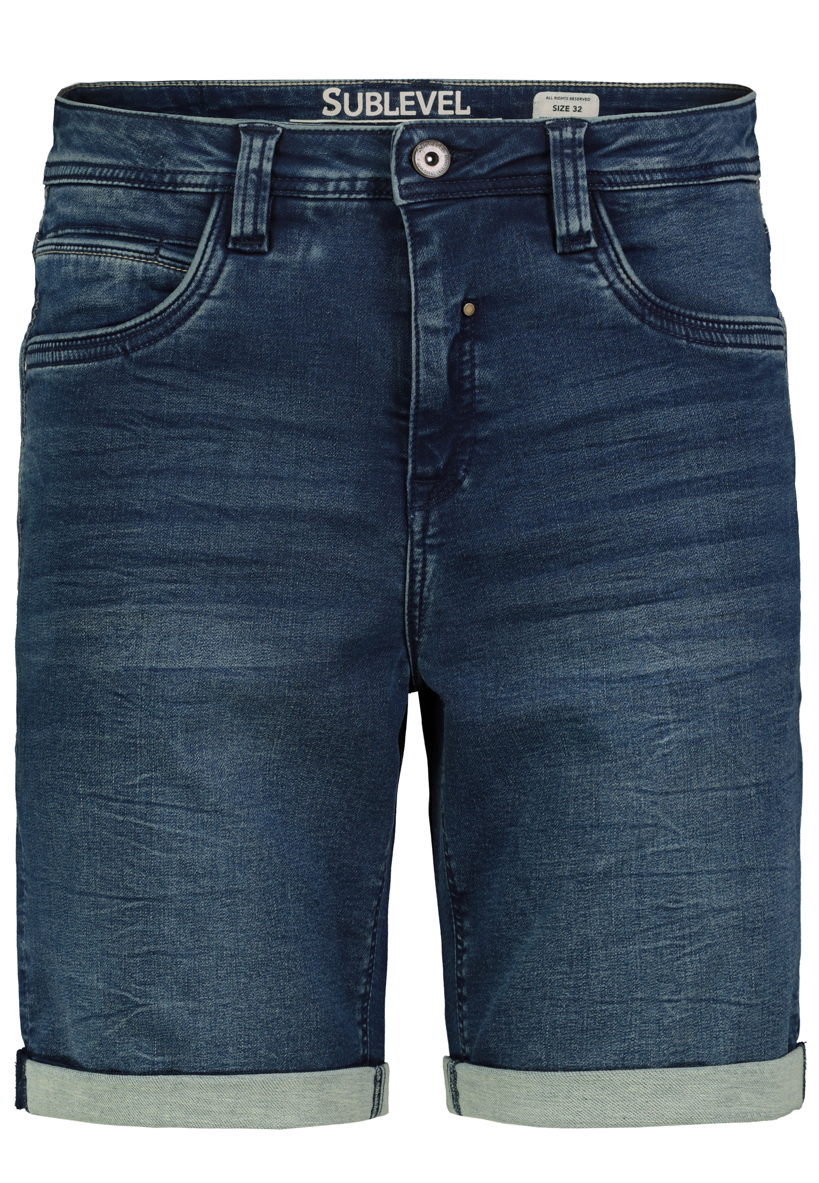 Jeans Shorts mit Umschlag Denim Bermuda Jeans Shorts mit Umschlag Denim Bermuda