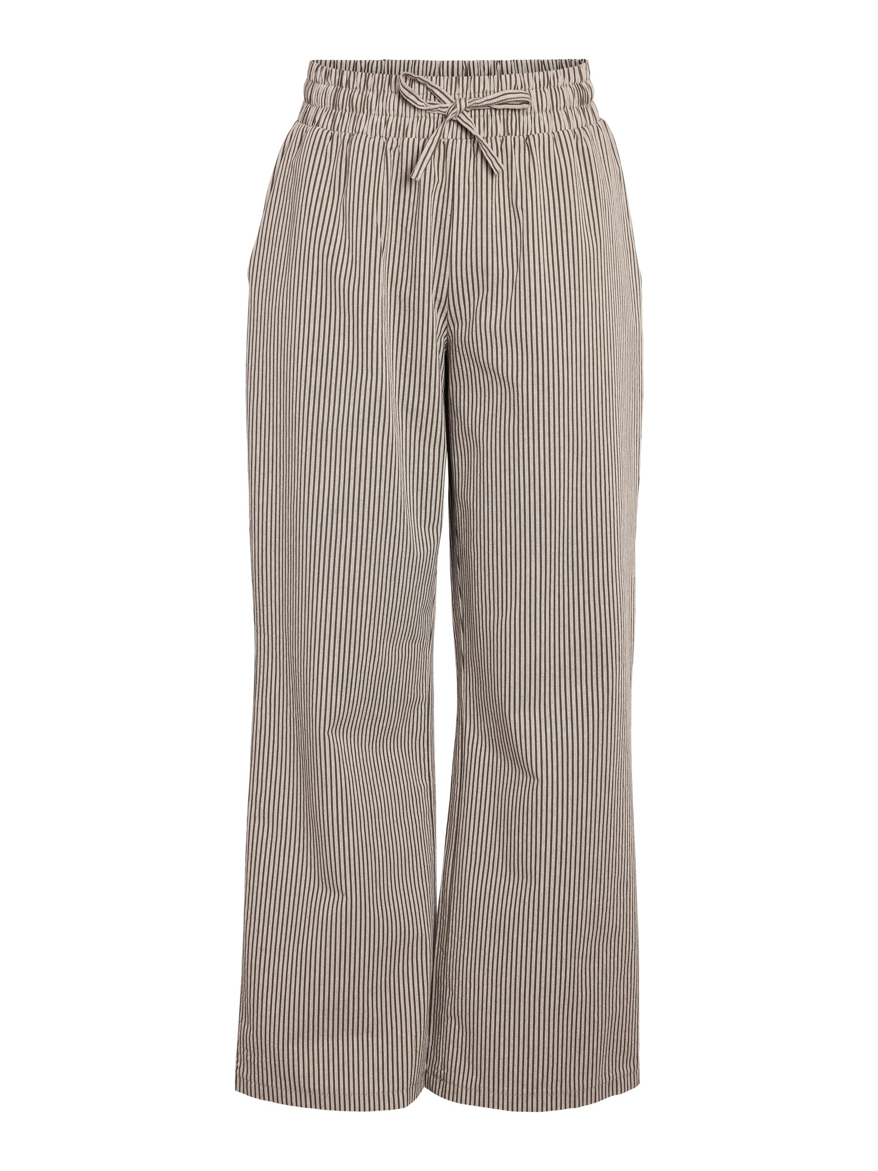 NOISY-MAY_Springsummer_4761878_27033739.jpg Gestreifte Culotte-Hose mit Kordelzug und Taschen