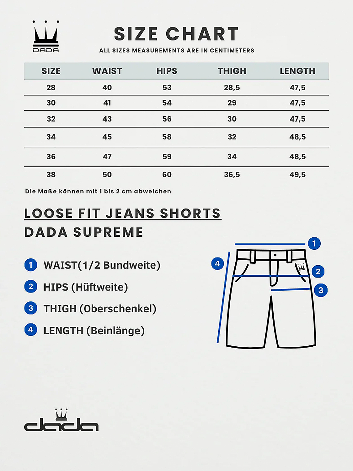 Baggy Bermuda Jeans-Shorts mit Stickerei Loose Fit Baggy Bermuda Jeans-Shorts mit Stickerei Loose Fit