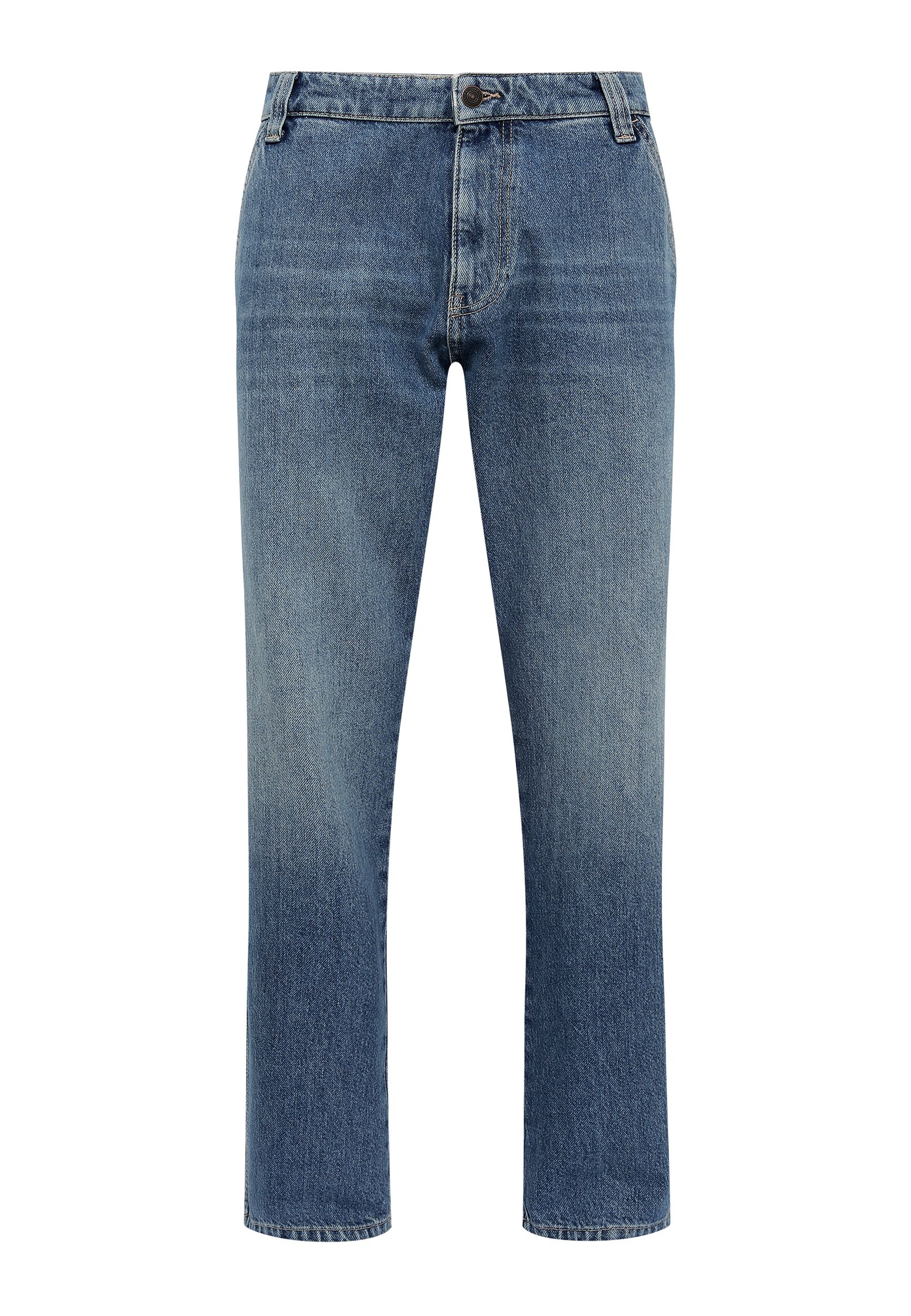 Mavi_25Spring1_mid-90s-blue-denim_0010069-89128_5.jpg Denim Jeans Hose mit weitem Bein und Eingrifftaschen