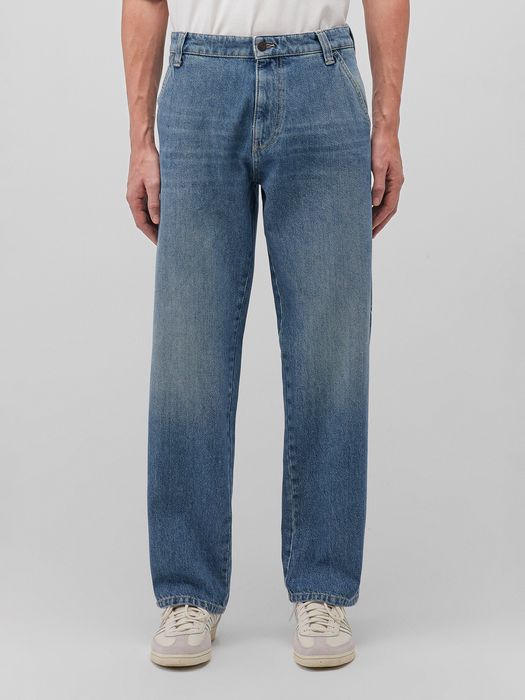 Mavi mavi Denim Jeans Hose mit weitem Bein und Eingrifftaschen – Blau, Bild 4
