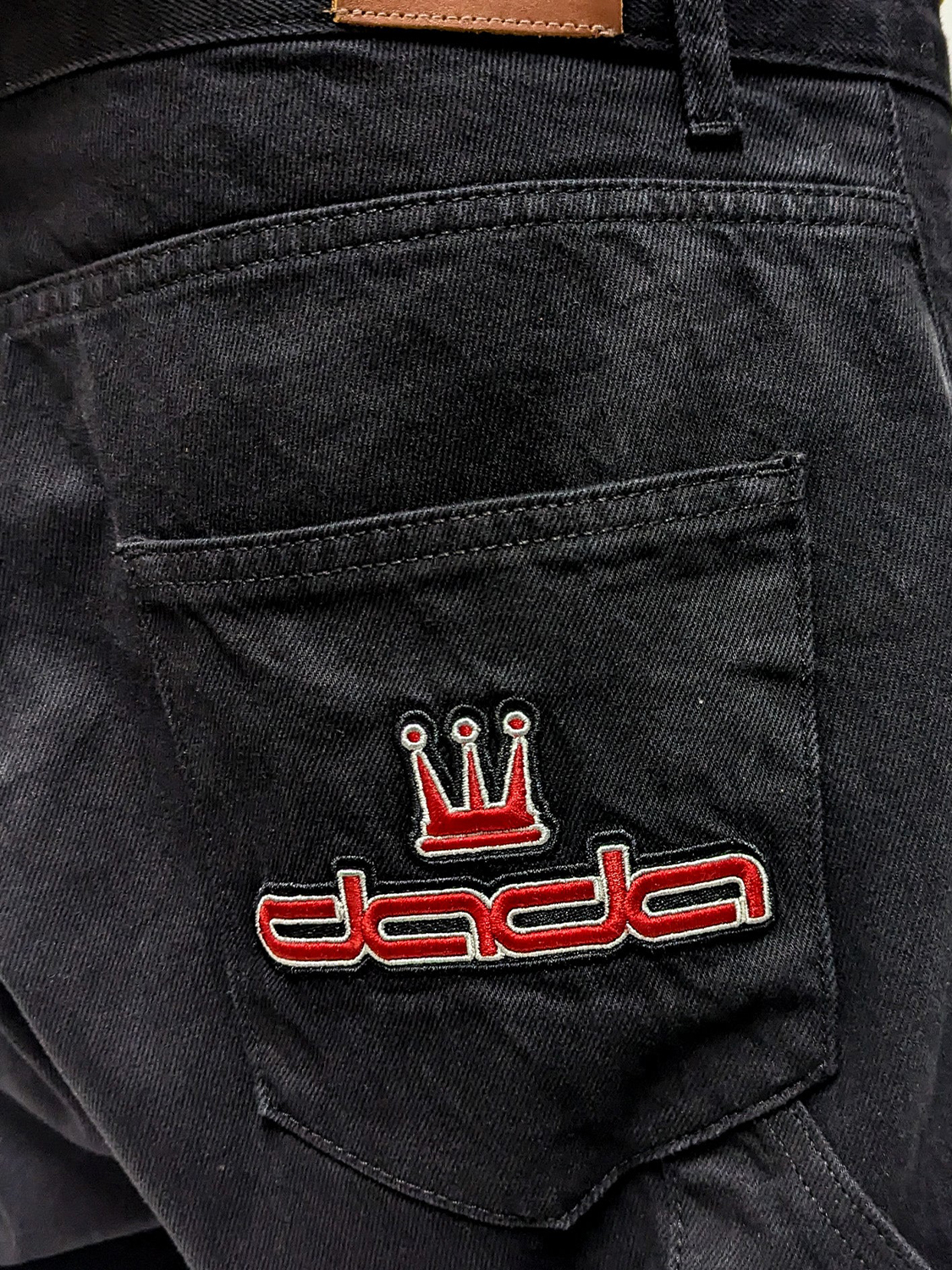Cargo Baggy Jeans mit Logo Stitching Worker Slim Denim Cargo Baggy Jeans mit Logo Stitching Worker Slim Denim