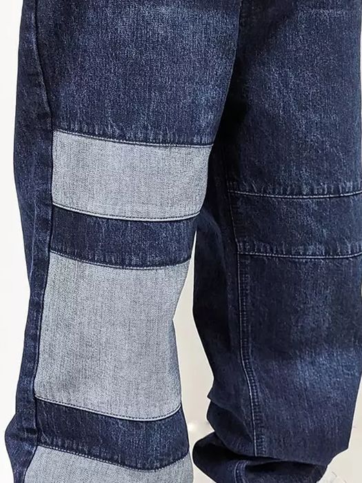 DADA Supreme DADA Supreme Patchwork Baggy Denim Jeans im Retro-Look – Blau, Bild 4