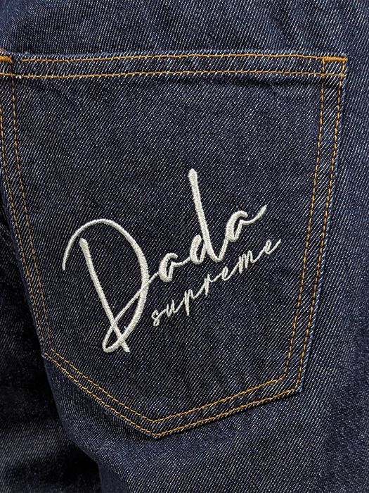 DADA Supreme DADA Supreme Baggy Jeans Loose Fit mit DADA Stickerei – Blau, Bild 7