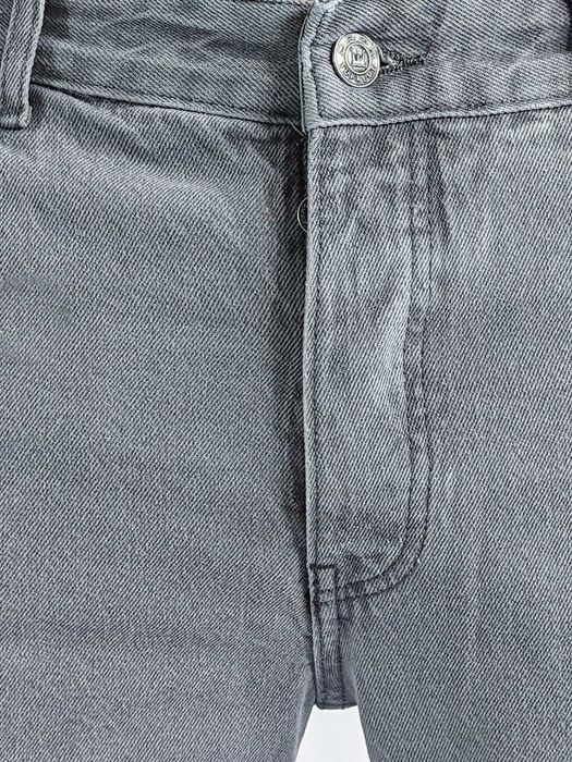 DADA Supreme DADA Supreme Baggy Jeans Loose Fit mit DADA Stickerei – Grau, Bild 4