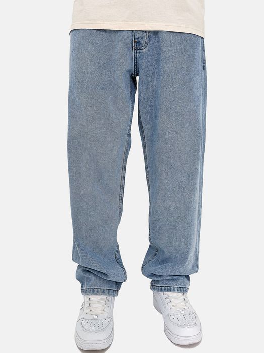DADA Supreme DADA Supreme Baggy Jeans Loose Fit mit DADA Stickerei – Hellblau, Bild 4