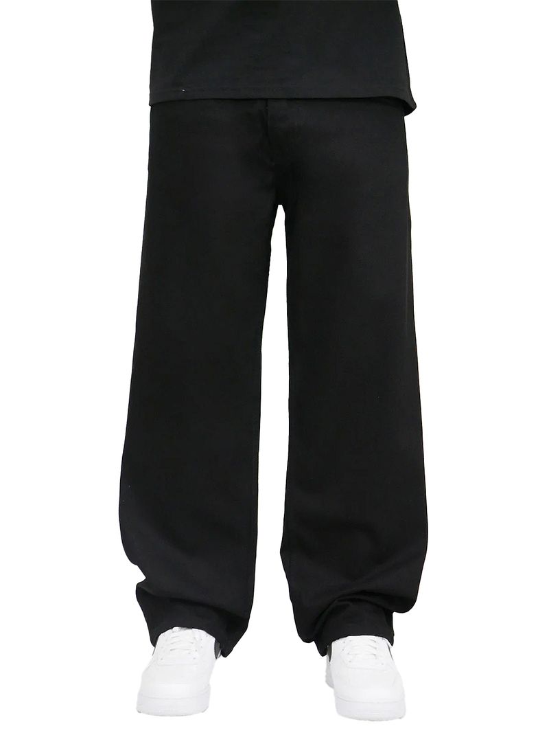 DADA Supreme DADA Supreme Baggy Jeans Loose Fit mit DADA Stickerei – Schwarz, Bild 1