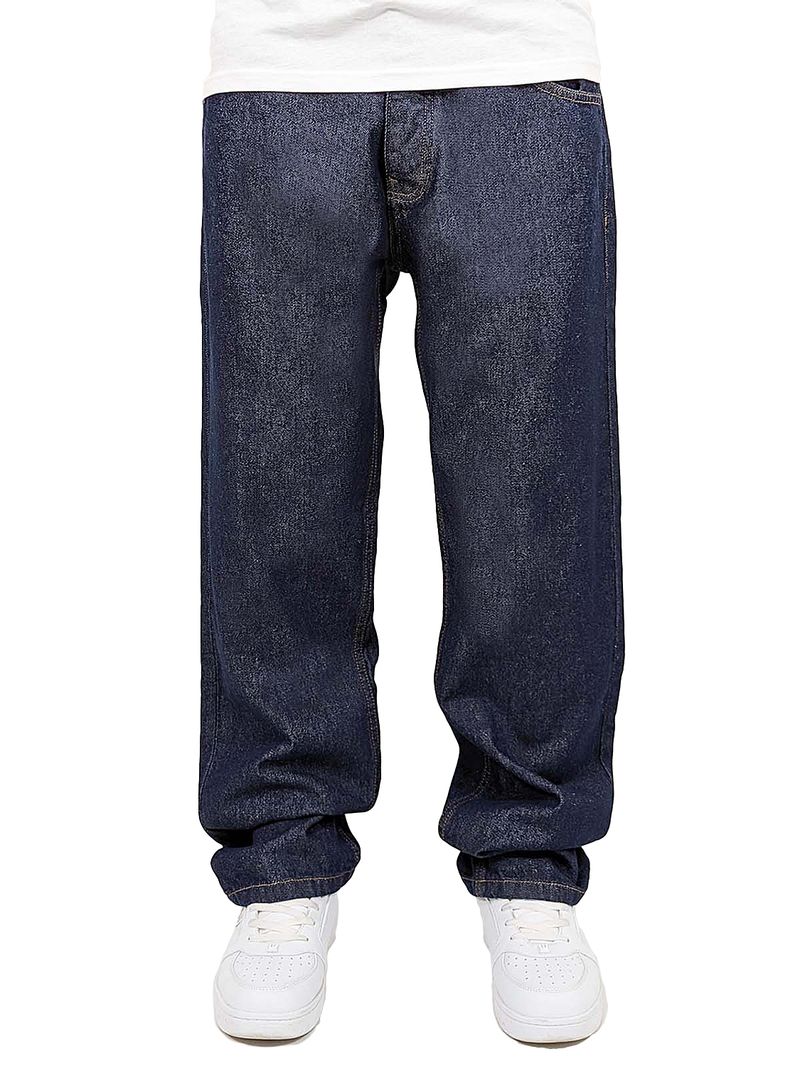 DADA Supreme DADA Supreme Baggy Jeans Loose Fit mit DADA Stickerei – Blau, Bild 1