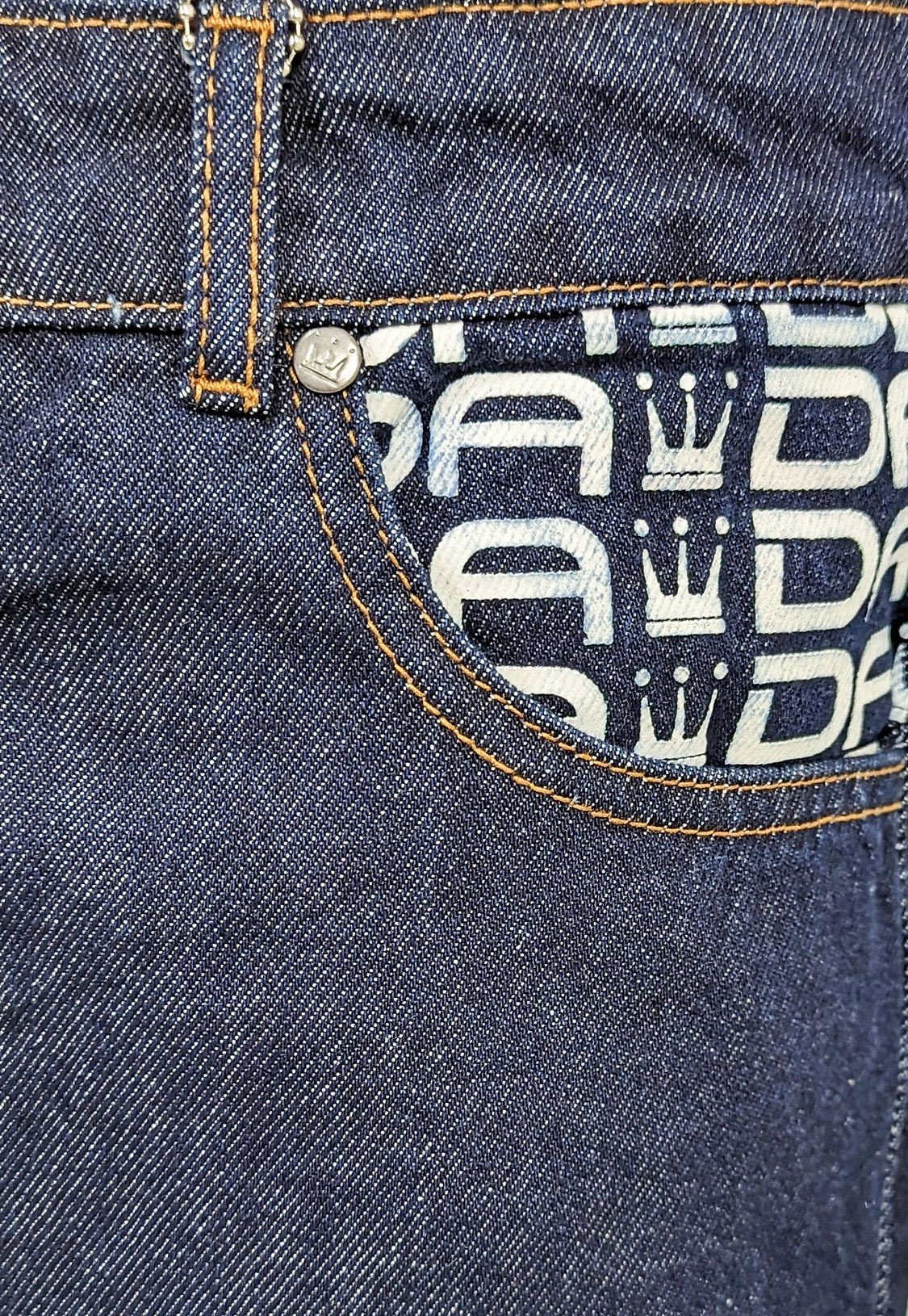 Loose Fit Jeans mit Print Baggy Pants Loose Fit Jeans mit Print Baggy Pants