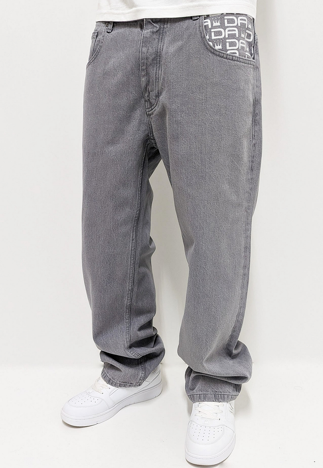 Loose Fit Jeans mit Print Baggy Pants Loose Fit Jeans mit Print Baggy Pants