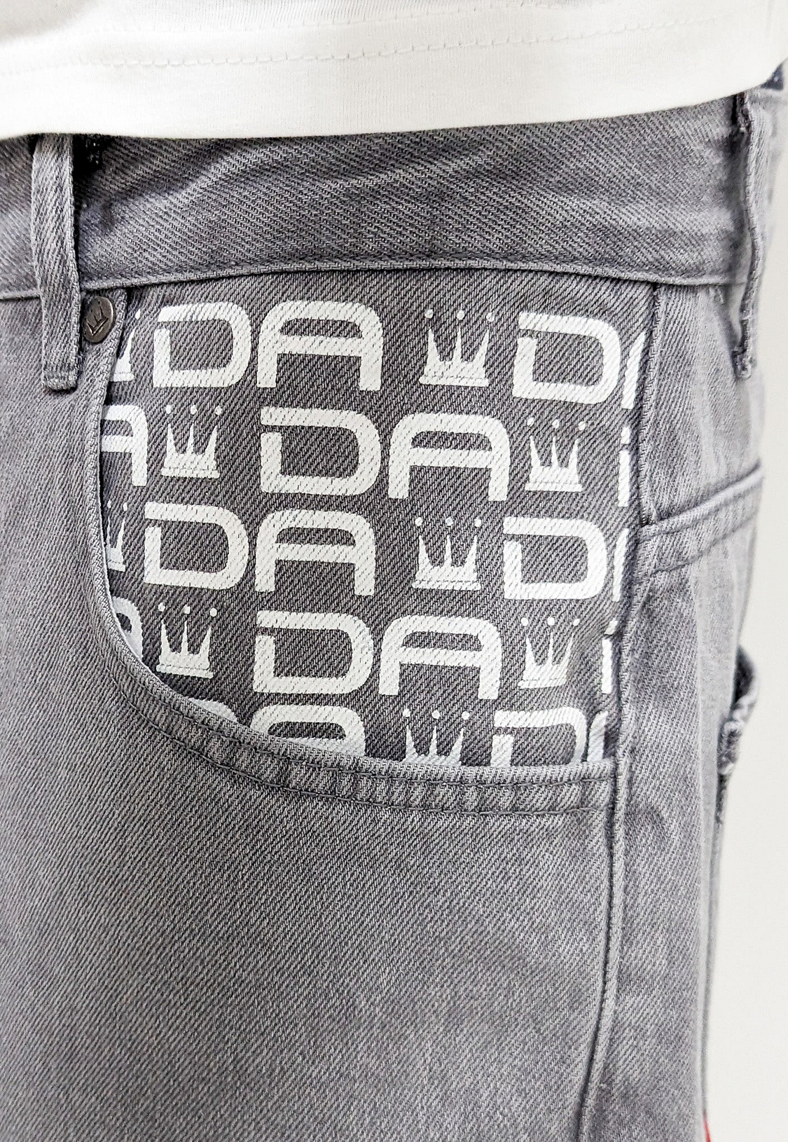 Loose Fit Jeans mit Print Baggy Pants Loose Fit Jeans mit Print Baggy Pants