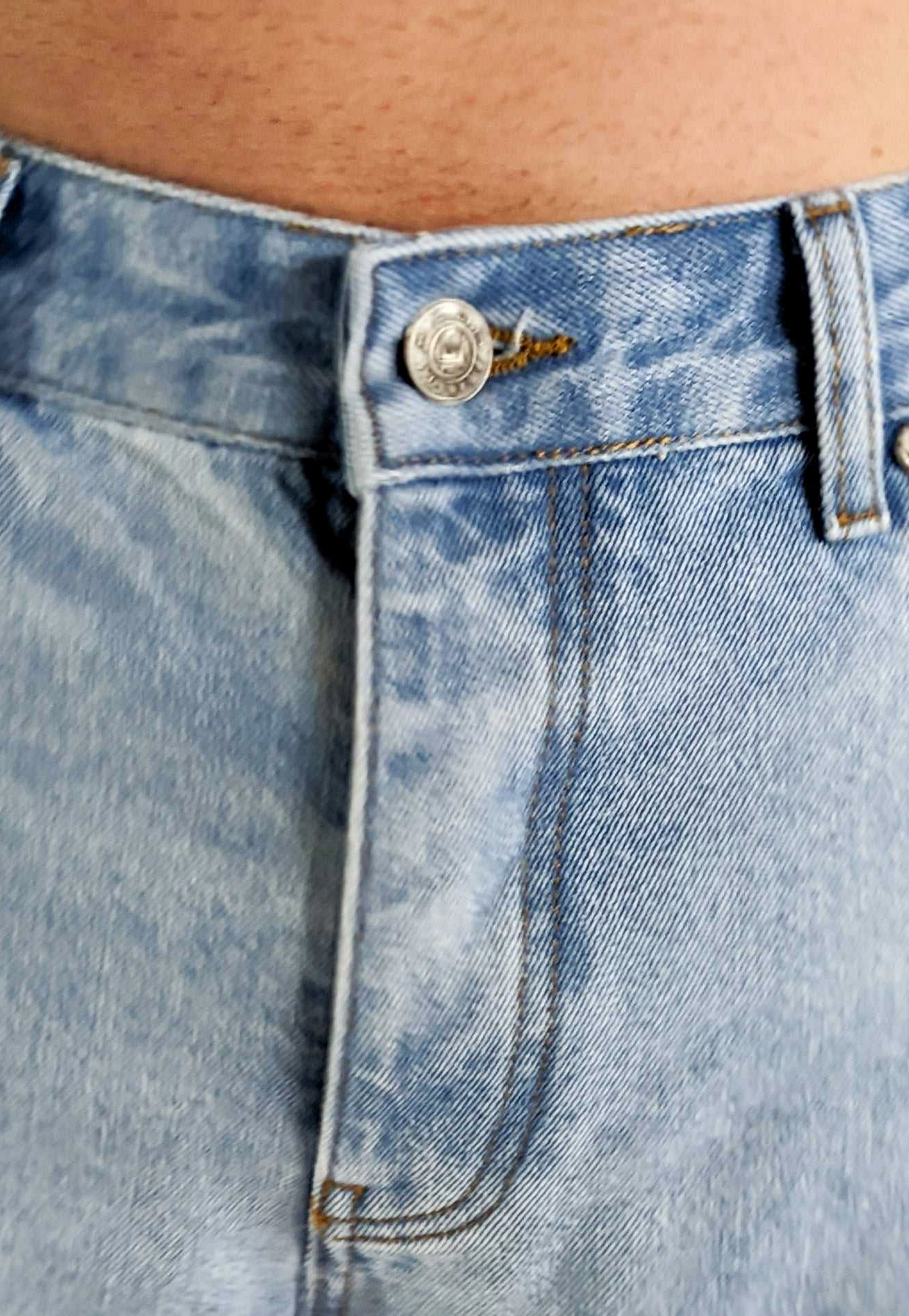 Loose Fit Jeans mit Print Baggy Pants Loose Fit Jeans mit Print Baggy Pants