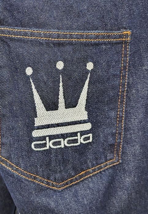 DADA Supreme DADA Supreme Loose Fit Jeans mit Print Baggy Pants – Blau, Bild 3