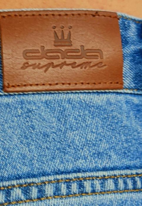 DADA Supreme DADA Supreme Loose Fit Jeans mit Print Baggy Pants – Blau, Bild 3