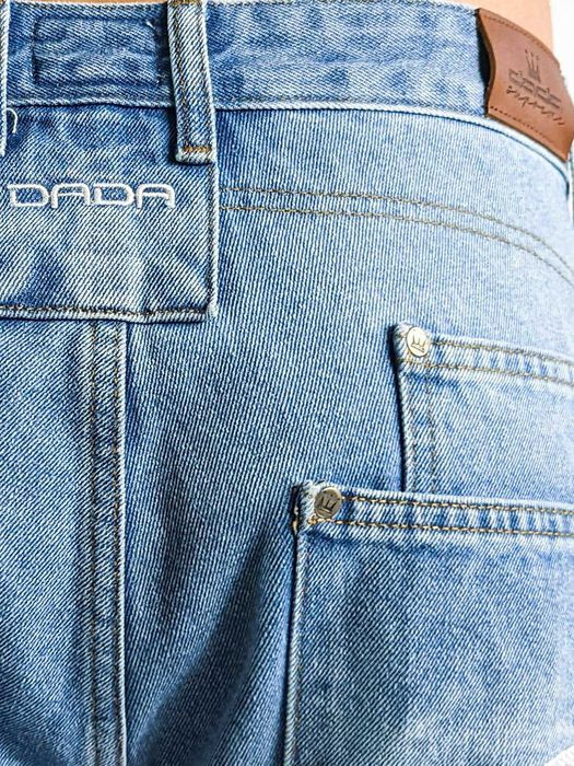 DADA Supreme DADA Supreme Baggy Jeans mit Handytasche Urban Denim Pants – Blau, Bild 5