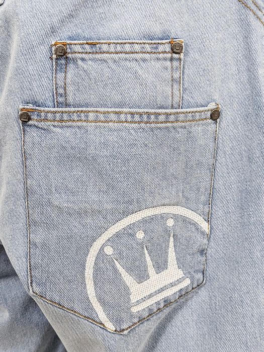 DADA Supreme DADA Supreme Baggy Jeans mit Handytasche Urban Denim Pants – Hellblau, Bild 4
