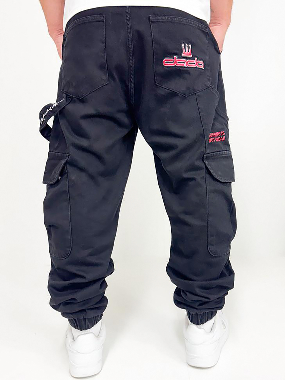 Worker Cargo Jeans Baggy Fit Cuffed Utility Patches Worker Cargo Jeans Baggy Fit Cuffed Utility Patches