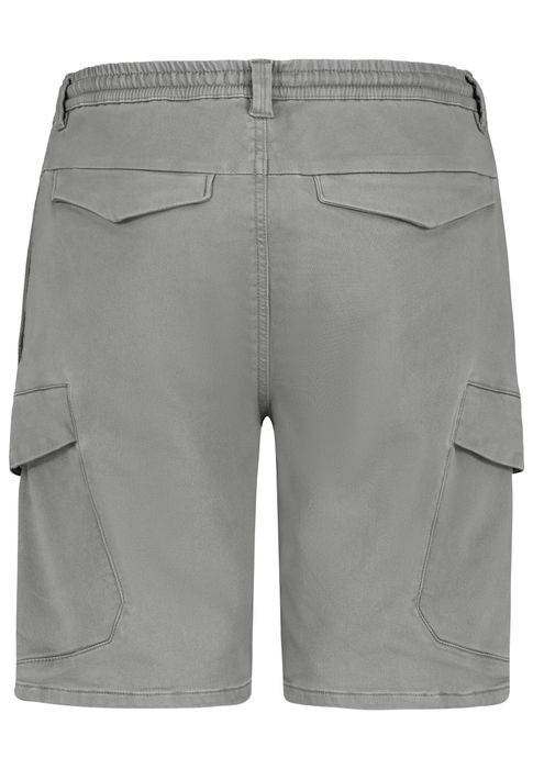 Urban Surface Bermuda Cargo-Shorts mit Kordelzug und Taschen, Farbe: Grau