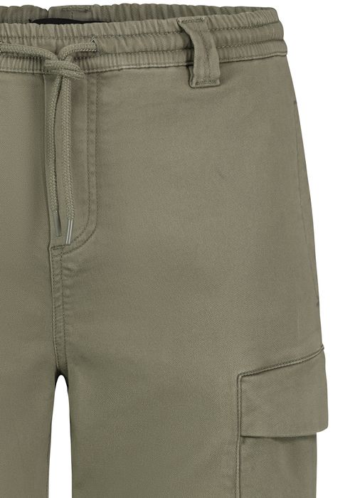 Urban Surface Urban Surface Bermuda Cargo-Shorts mit Kordelzug und Taschen – Grün, Bild 3