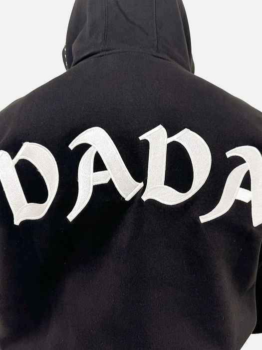 DADA Supreme DADA Supreme Urban Zip Hoodie mit Kapuze und Rückenstickerei – Schwarz, Bild 5