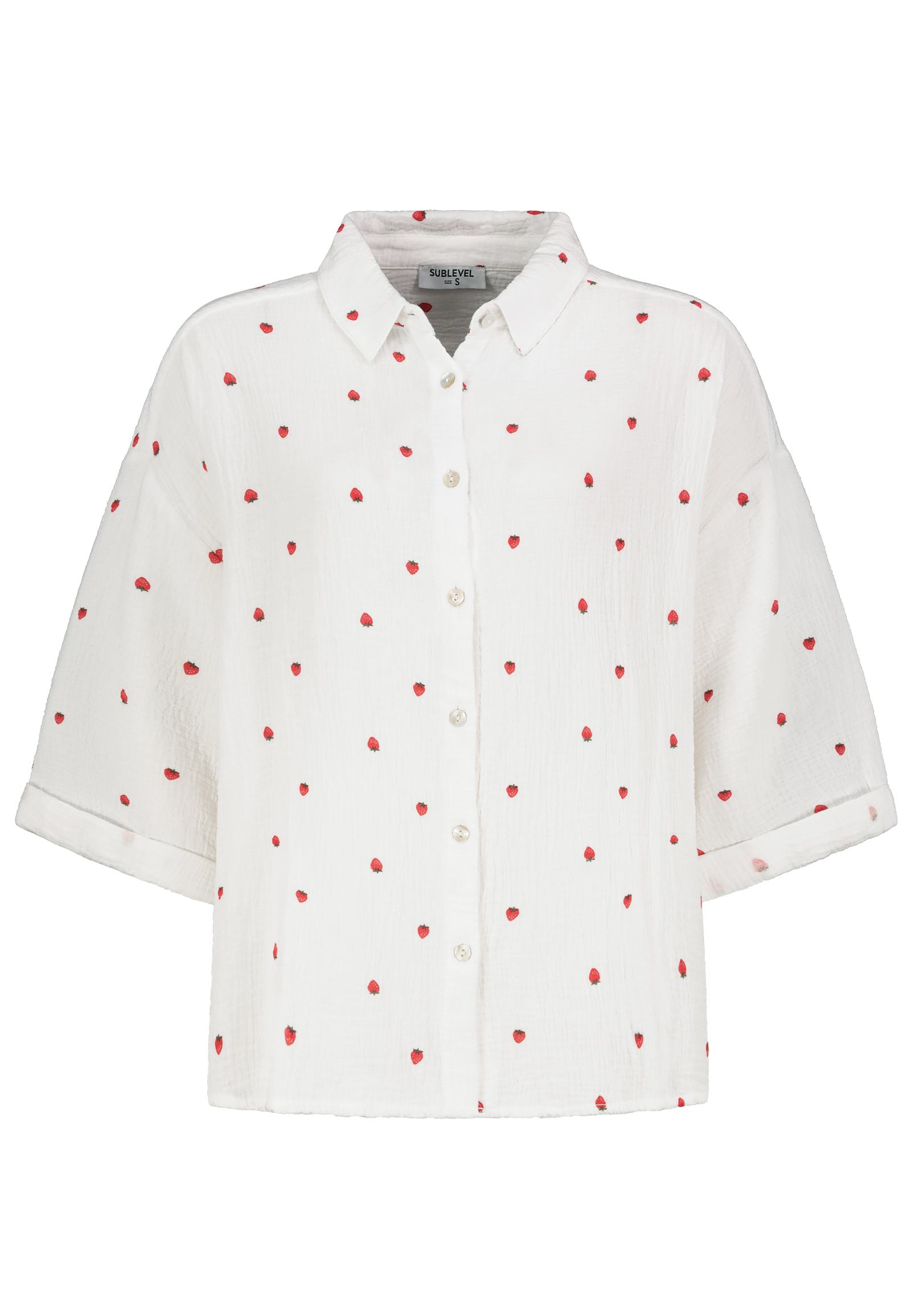 Authentic-St_251_22000_D70033M11166A3.jpg Gemusterte Hemd Bluse 3/4 Arm