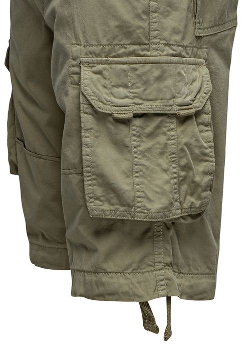 Humy Cargo Bermuda Shorts Kurze Chino Hose A&S – Olive, Bild 3