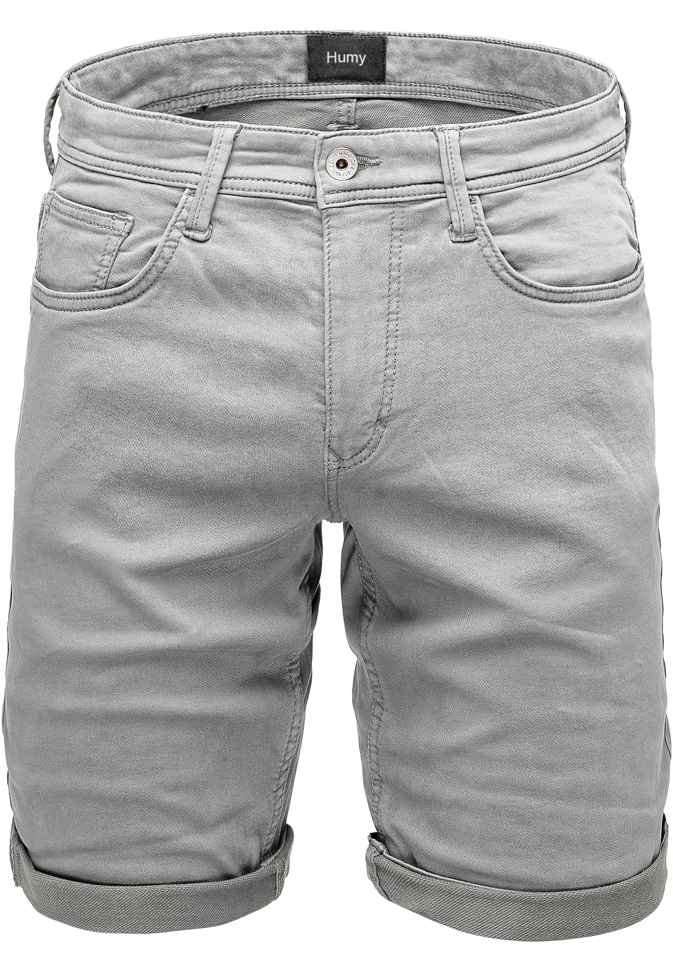 Stretch Denim Bermuda Shorts mit Umschlag und 5-Pocket-Design A&S Stretch Denim Bermuda Shorts mit Umschlag und 5-Pocket-Design A&S