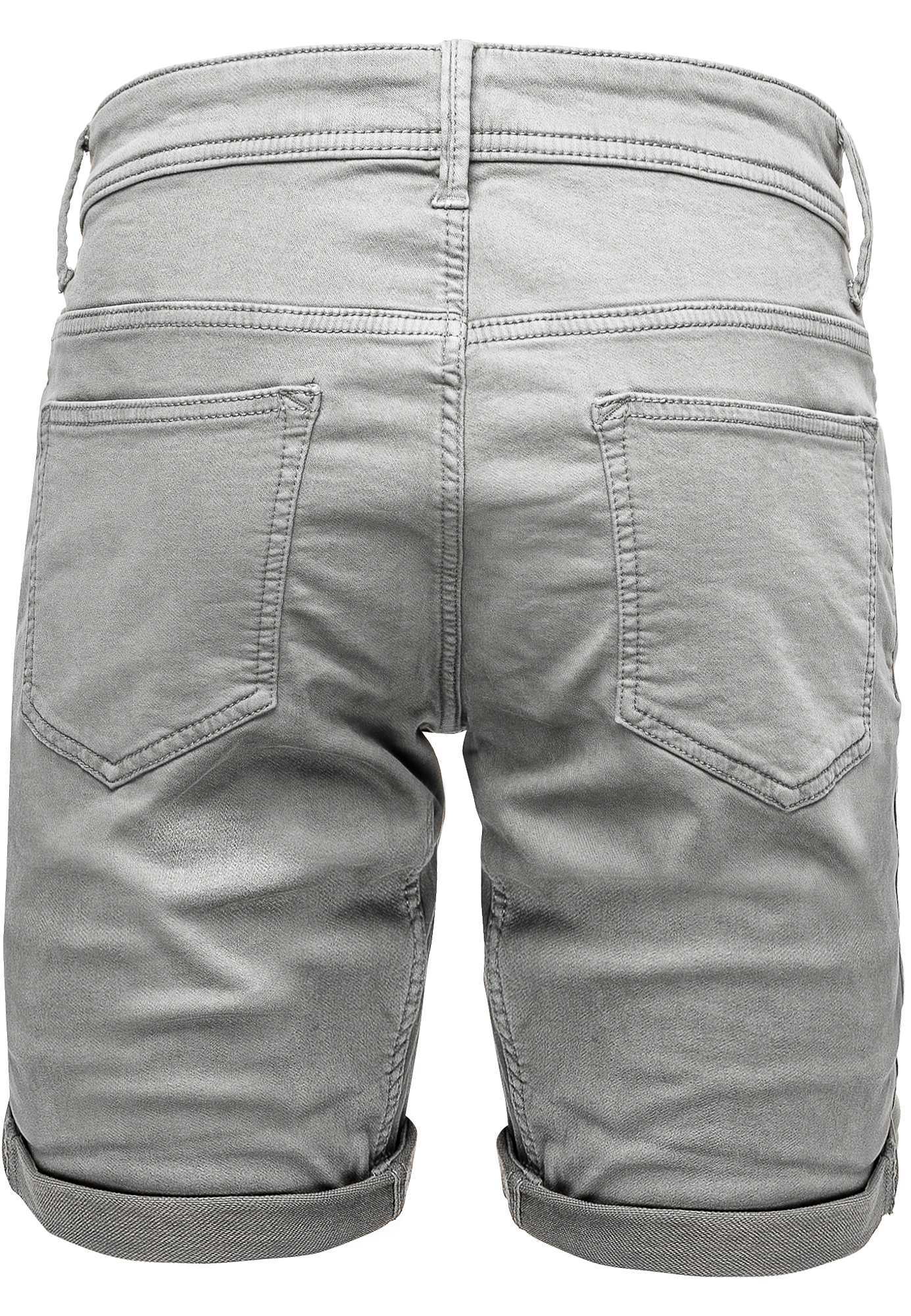Stretch Denim Bermuda Shorts mit Umschlag und 5-Pocket-Design A&S Stretch Denim Bermuda Shorts mit Umschlag und 5-Pocket-Design A&S