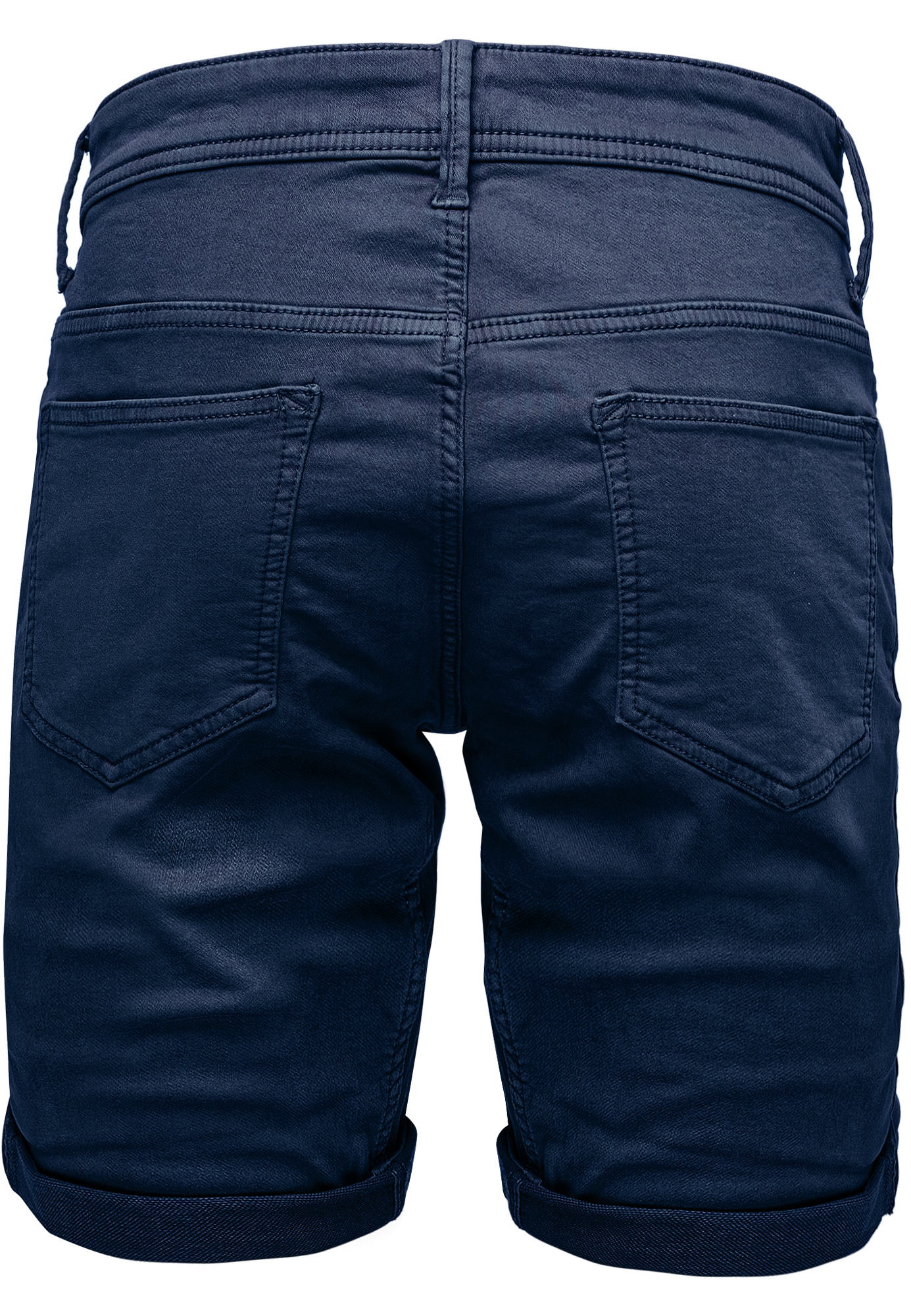 Stretch Denim Bermuda Shorts mit Umschlag und 5-Pocket-Design A&S Stretch Denim Bermuda Shorts mit Umschlag und 5-Pocket-Design A&S