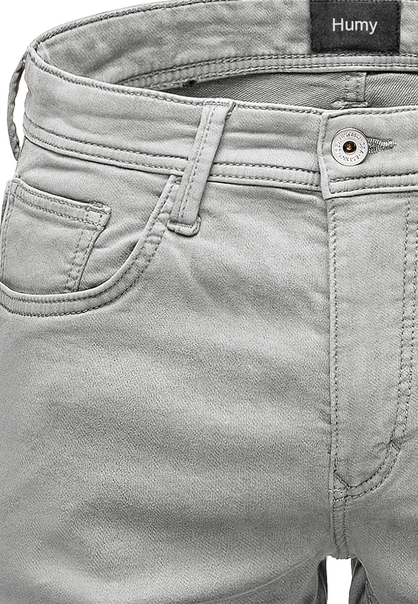 Stretch Denim Bermuda Shorts mit Umschlag und 5-Pocket-Design A&S Stretch Denim Bermuda Shorts mit Umschlag und 5-Pocket-Design A&S