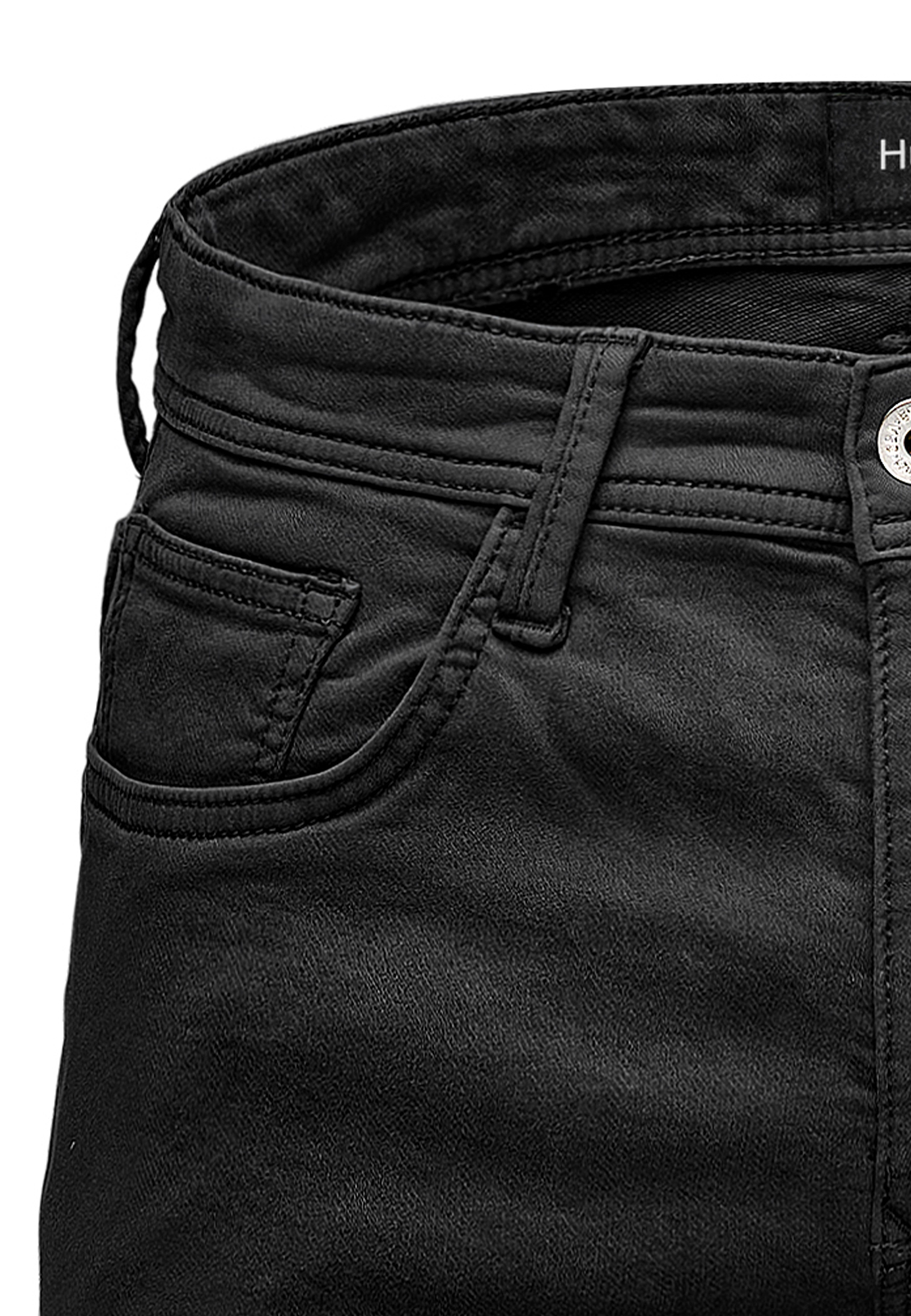 Stretch Denim Bermuda Shorts mit Umschlag und 5-Pocket-Design A&S Stretch Denim Bermuda Shorts mit Umschlag und 5-Pocket-Design A&S