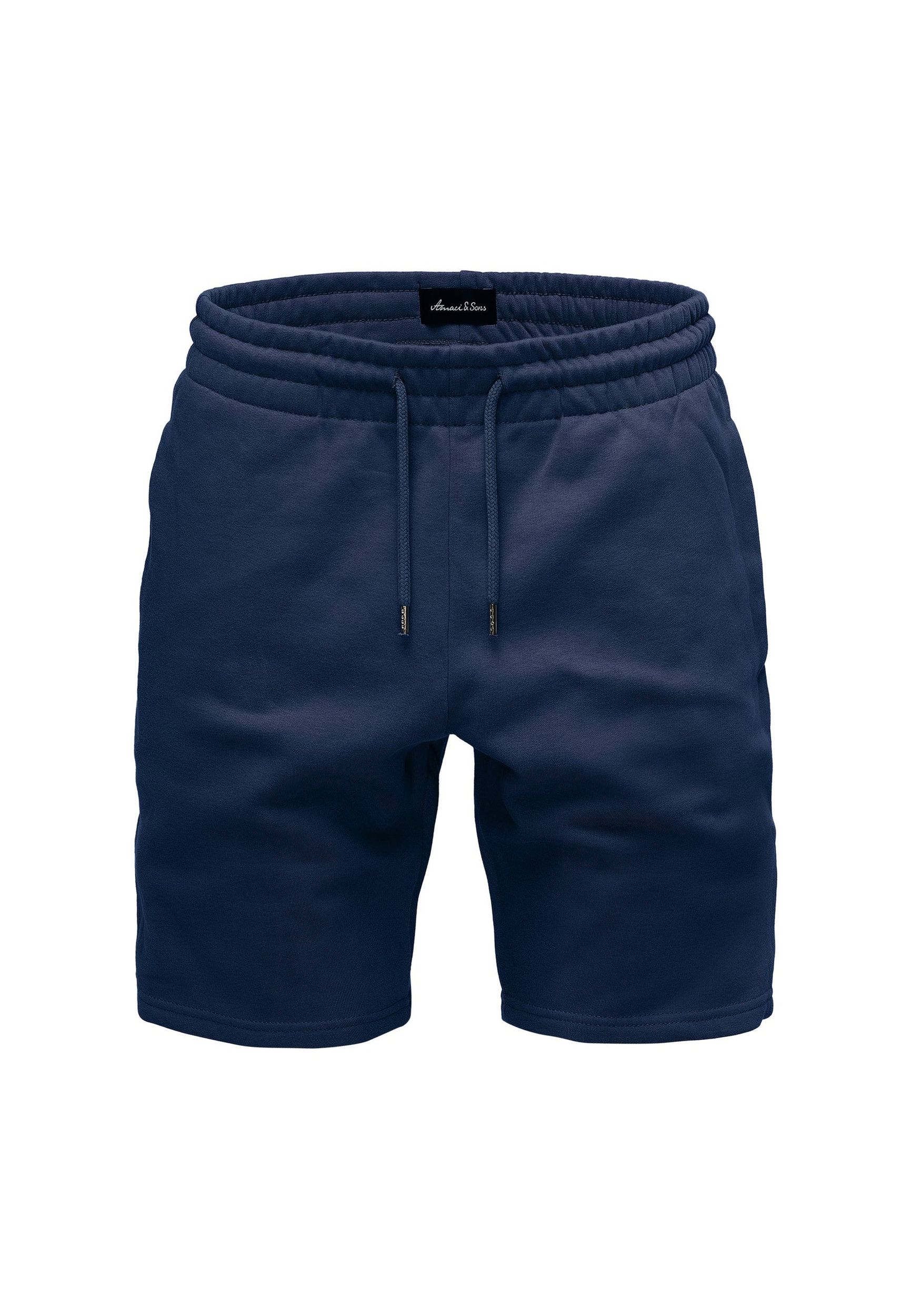 Casual Sweat Shorts mit elastischem Bund und Tunnelzug A&S Casual Sweat Shorts mit elastischem Bund und Tunnelzug A&S