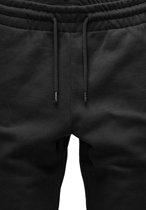 Humy HUMY Casual Sweat Shorts mit elastischem Bund und Tunnelzug A&S – Schwarz, Bild 3