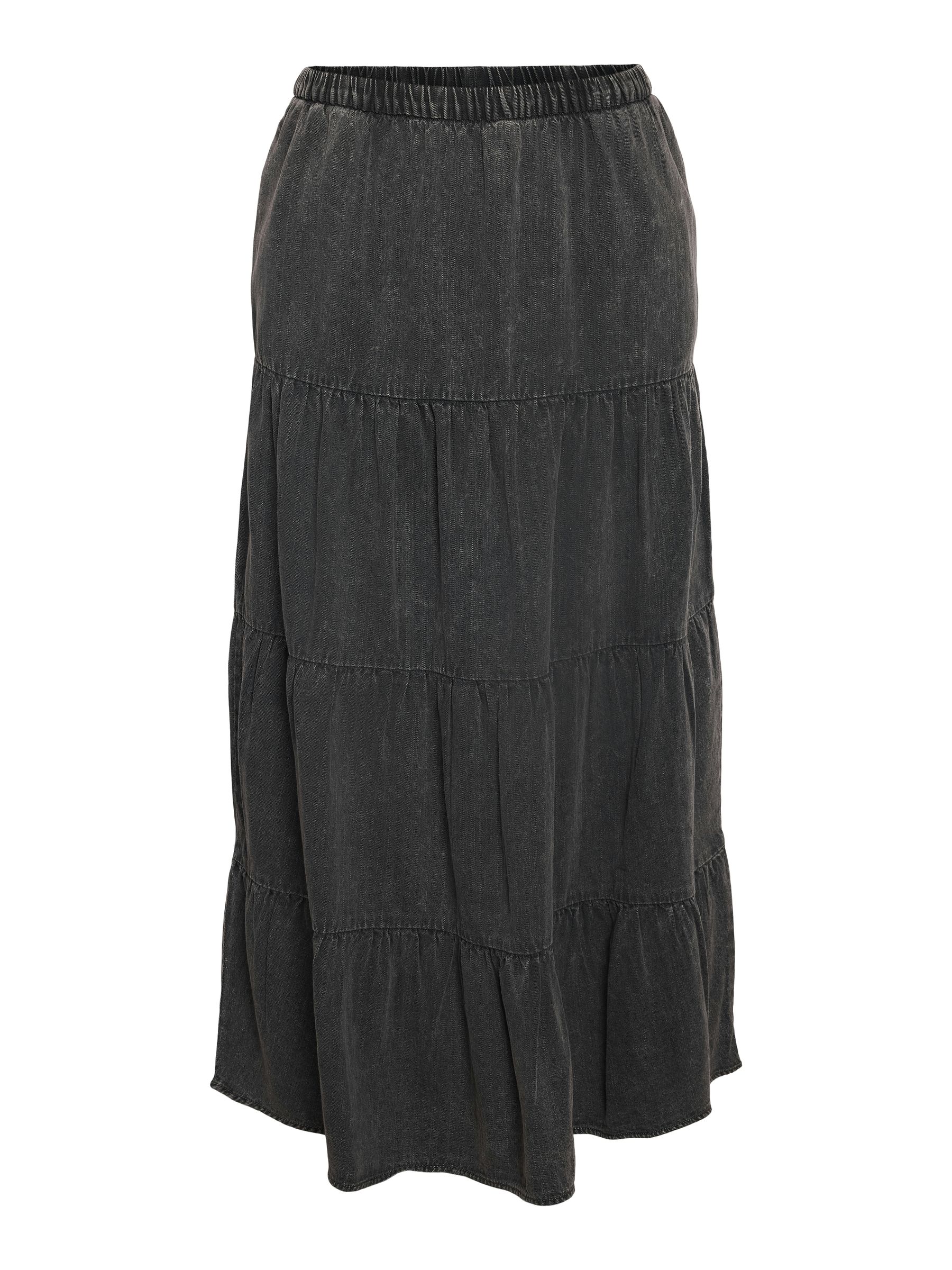 NOISY-MAY_SpringSummer2025_4777573_27034665.jpg Langer Rock mit Rüschen und Vintage Design
