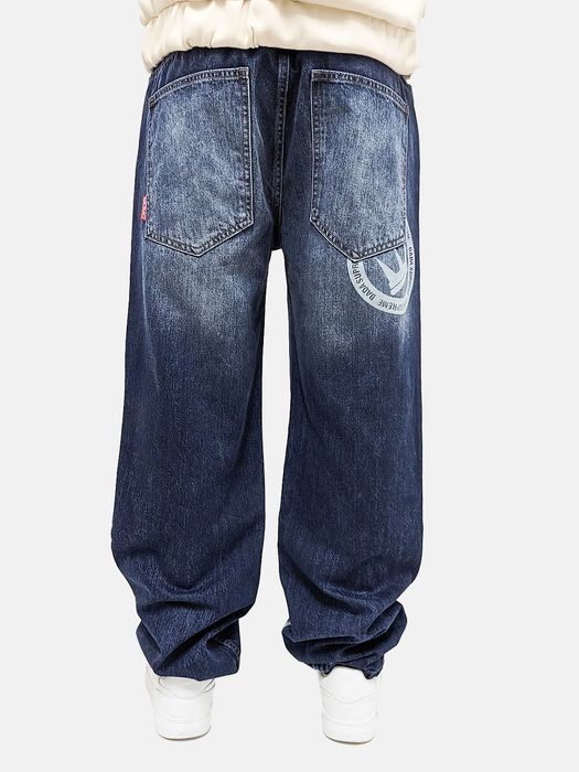 DADA Supreme DADA Supreme Lockere Baggy Jeans im Loose Fit mit Coin-Crown – Blau, Bild 3