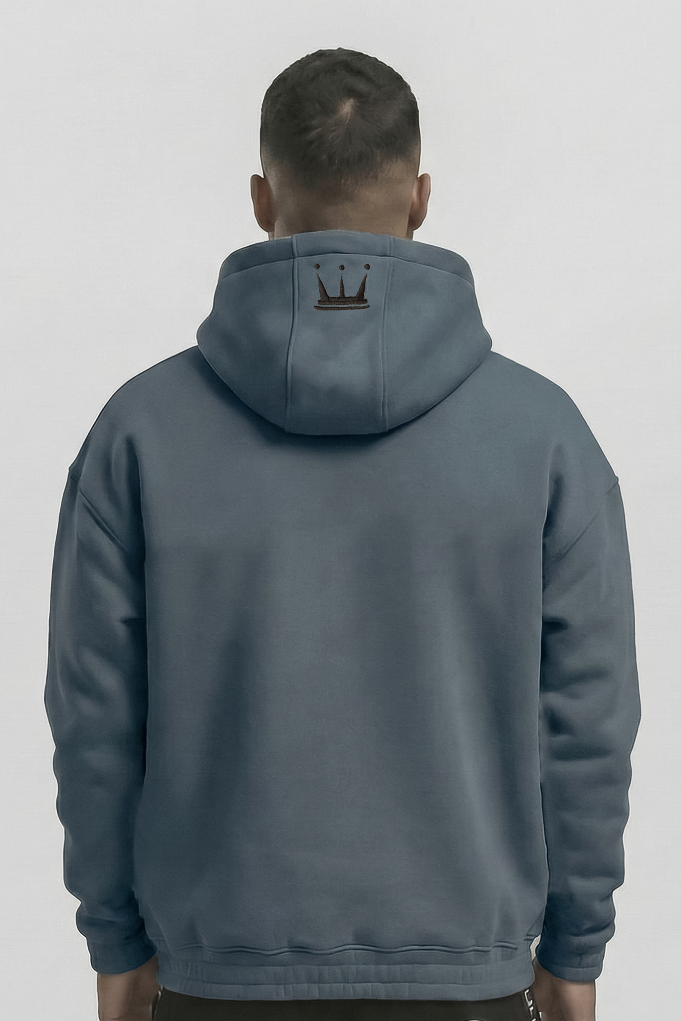 Oversized Hoodie mit Logo-Details und Reißverschlusstasche Oversized Hoodie mit Logo-Details und Reißverschlusstasche