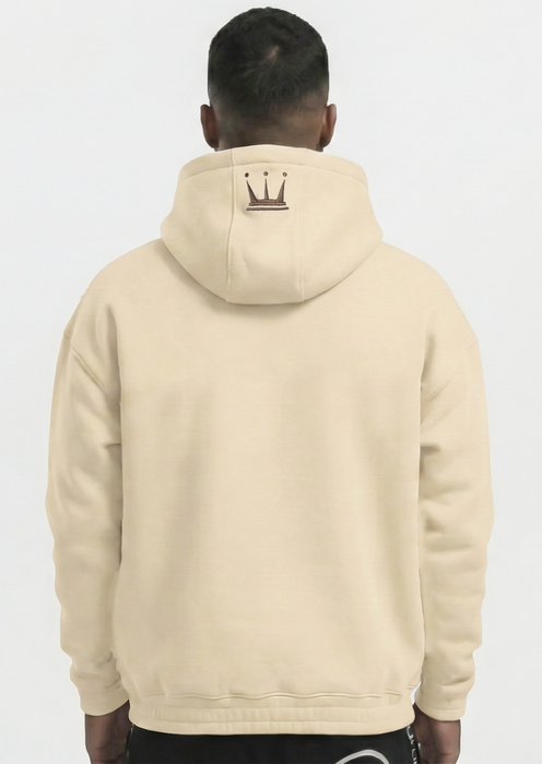 DADA Supreme DADA Supreme Oversized Hoodie mit Logo-Details und – Creme, Bild 4
