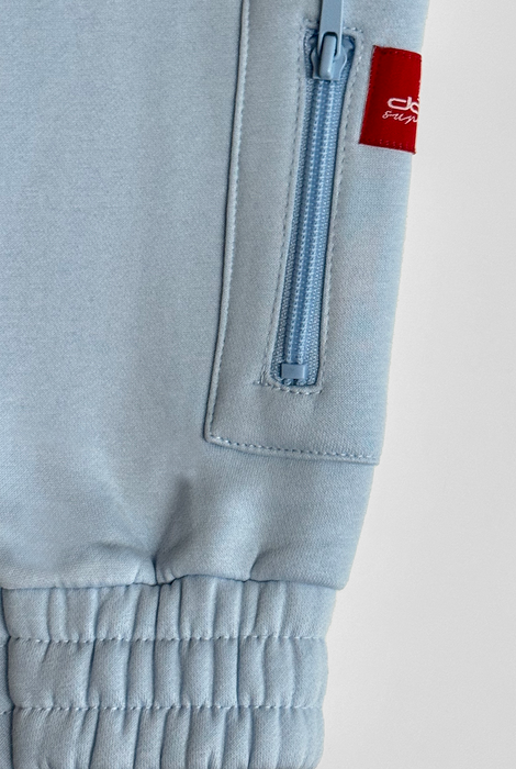 DADA Supreme DADA Supreme Oversized Hoodie mit Logo-Details und – Hellblau, Bild 3