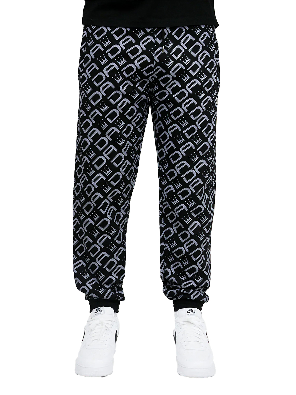 Baggy Design All Over Jogger mit Print und Bündchen Baggy Design All Over Jogger mit Print und Bündchen