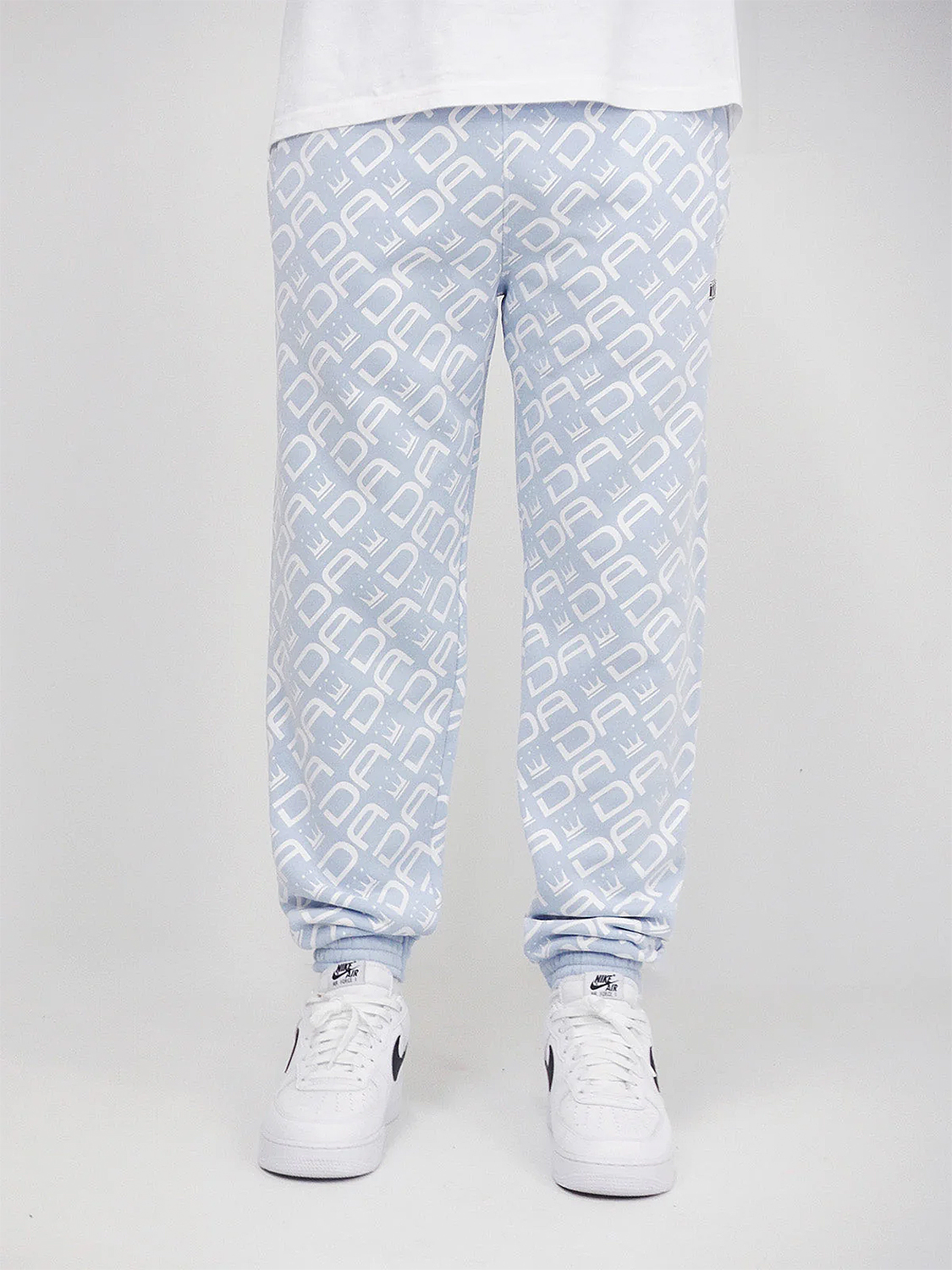DADA Supreme DADA Supreme Baggy Design All Over Jogger mit Print und Bündchen – Blau, Bild 2