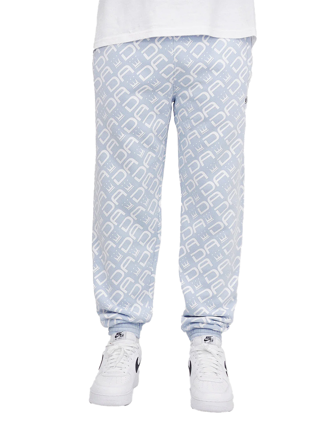 DADA Supreme DADA Supreme Baggy Design All Over Jogger mit Print und Bündchen – Blau, Bild 1