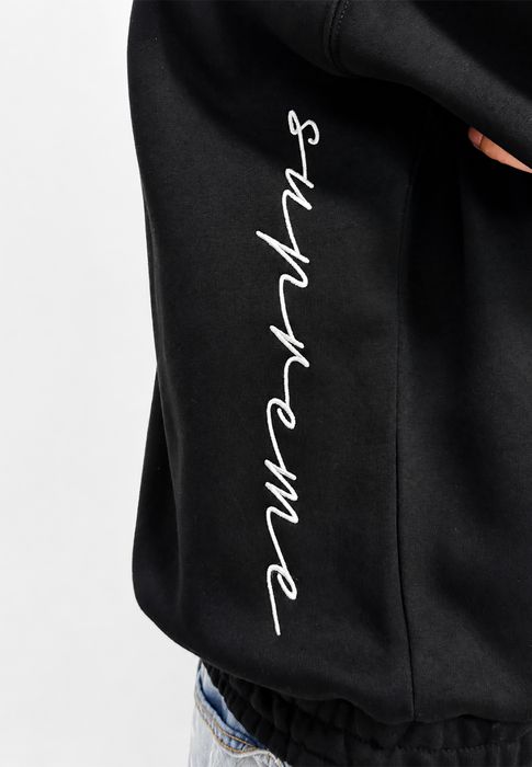 DADA Supreme DADA Supreme Oversize Hoodie Print Ärmeltasche Kängurutasche – Schwarz, Bild 4