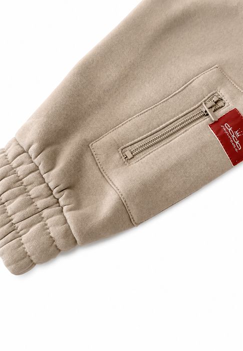 DADA Supreme DADA Supreme Oversize Hoodie Print Ärmeltasche Kängurutasche – Braun, Bild 5