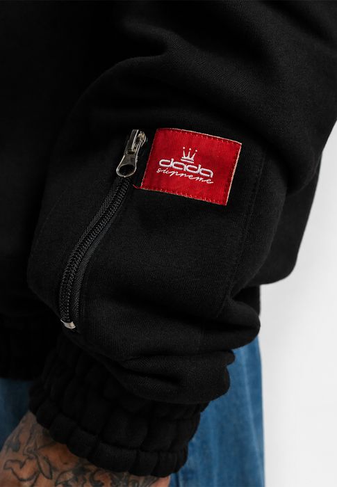 DADA Supreme DADA Supreme Oversize Hoodie Print Ärmeltasche Kängurutasche – Schwarz, Bild 3