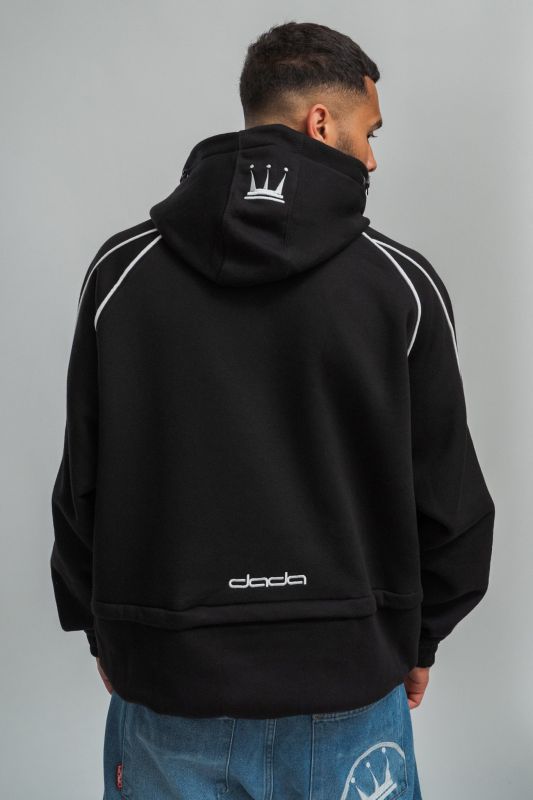 Hoodie Logo Kontrastdetails Stickereien Ärmeltasche Hoodie Logo Kontrastdetails Stickereien Ärmeltasche
